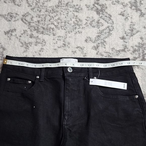 ASOS Black Jean Shorts for Men - Picture 8 of 10